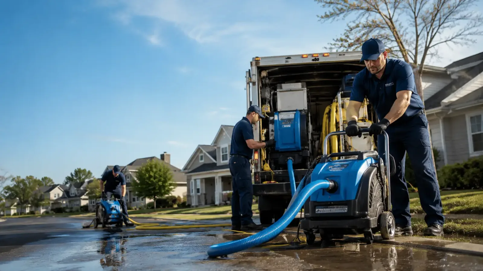 Flood Damage Cleanup in Charlton Heights, WV